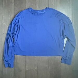 Lululemon Psychic Blue Abrasion-Resistant Training Long Sleeve Shirt